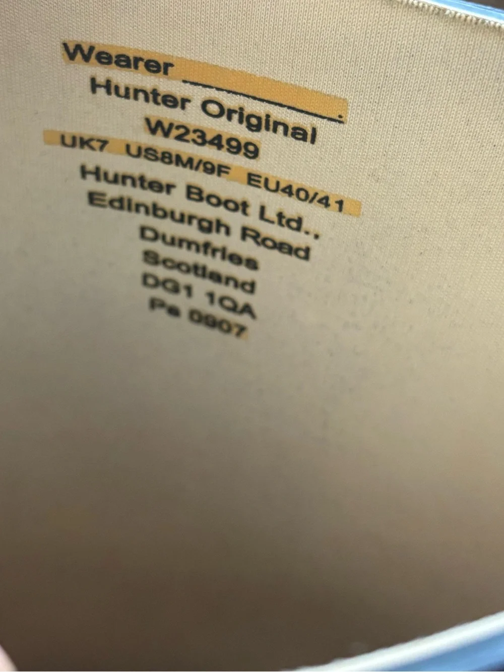 Hunter original tall